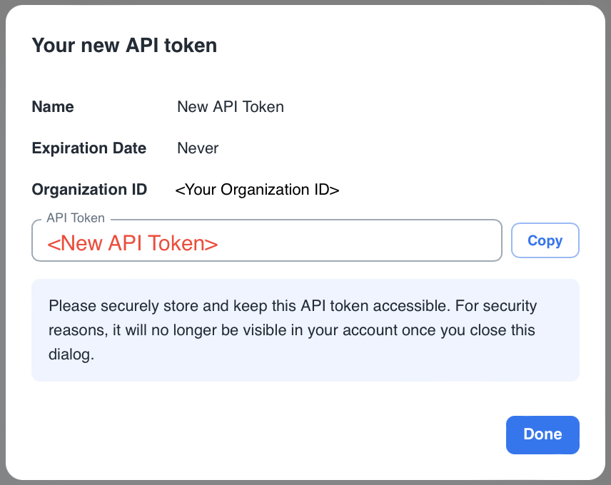 Set up API Tokens – BlendVision
